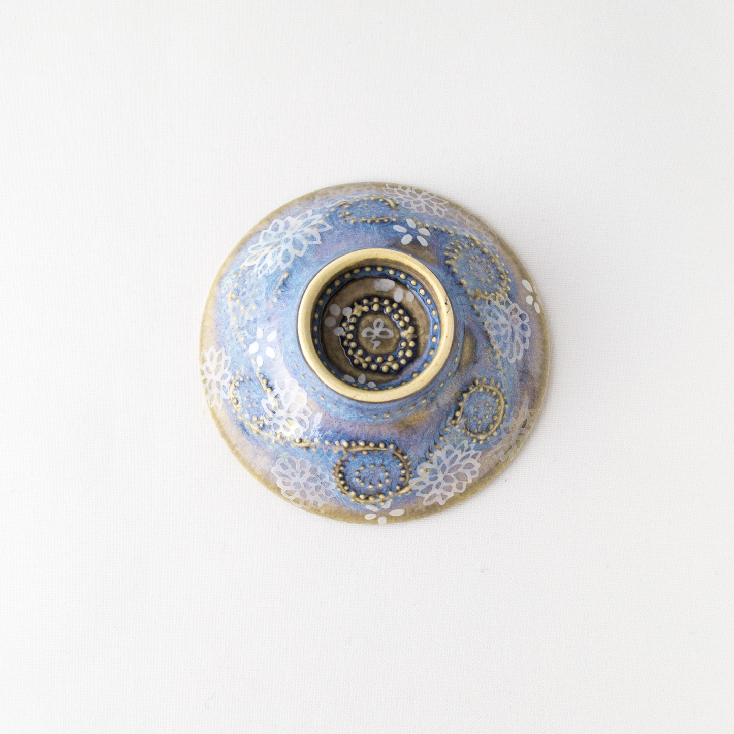 酒盃 青の幻想 / sake cup