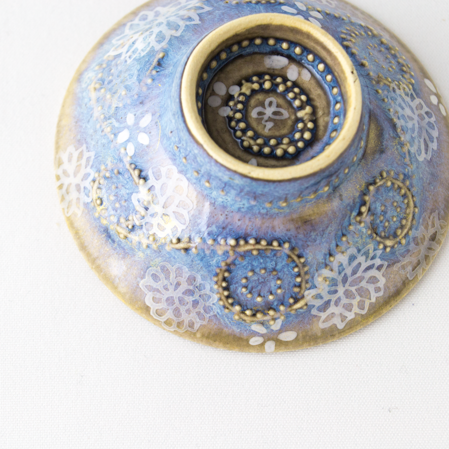 酒盃 青の幻想 / sake cup