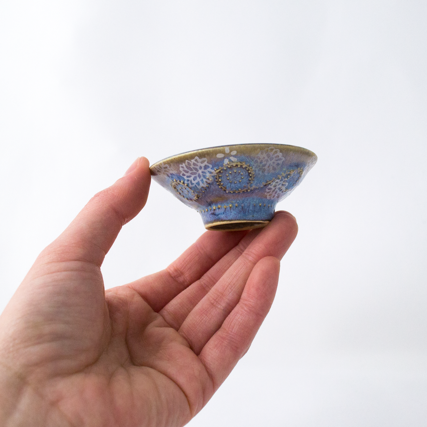 酒盃 青の幻想 / sake cup