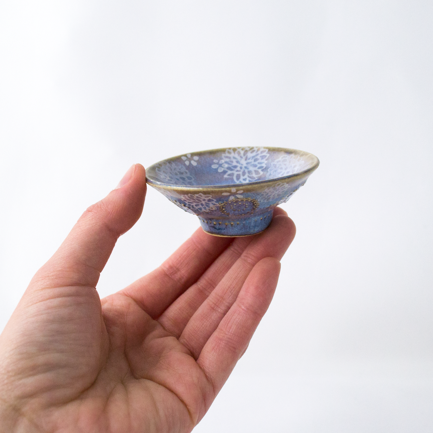 酒盃 青の幻想 / sake cup