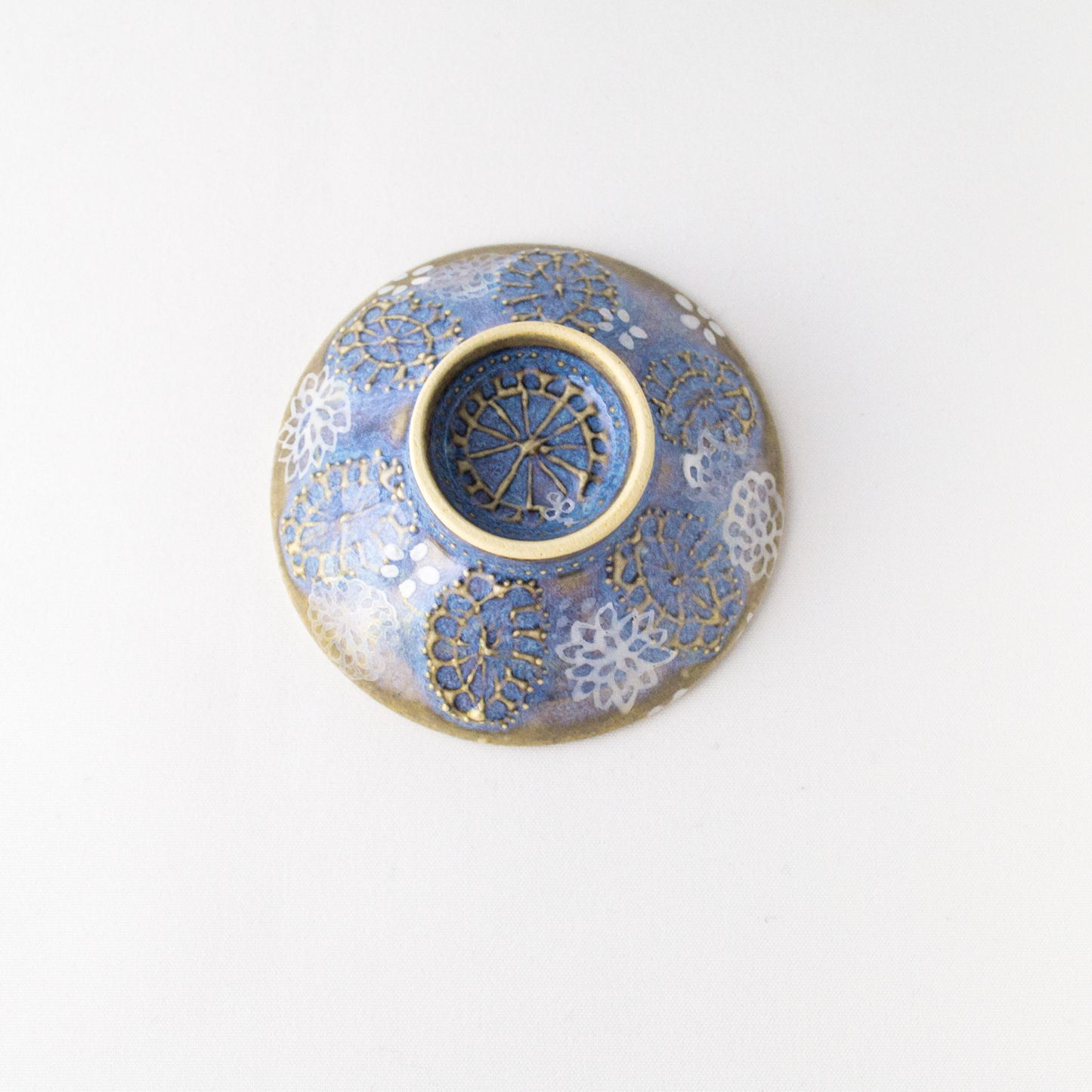 酒盃 青の幻想 / sake cup