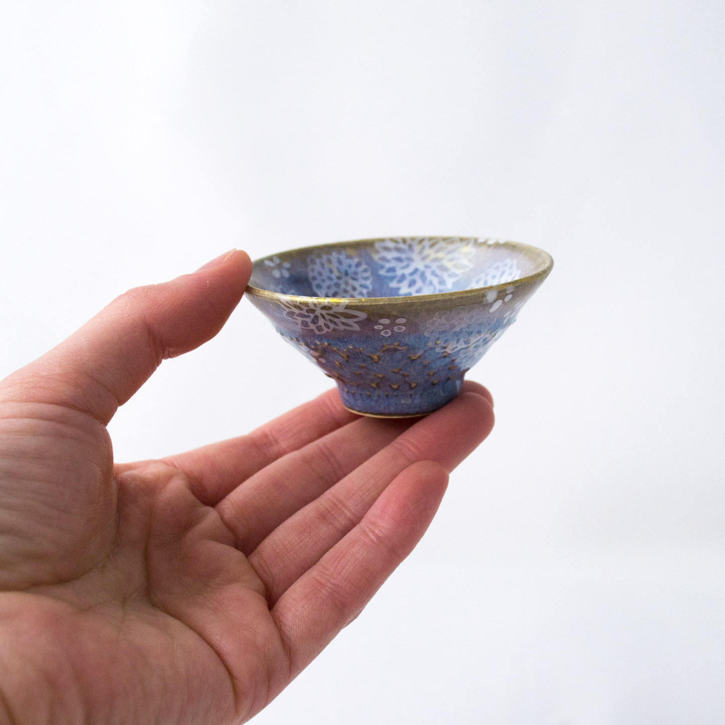 酒盃 青の幻想 / sake cup