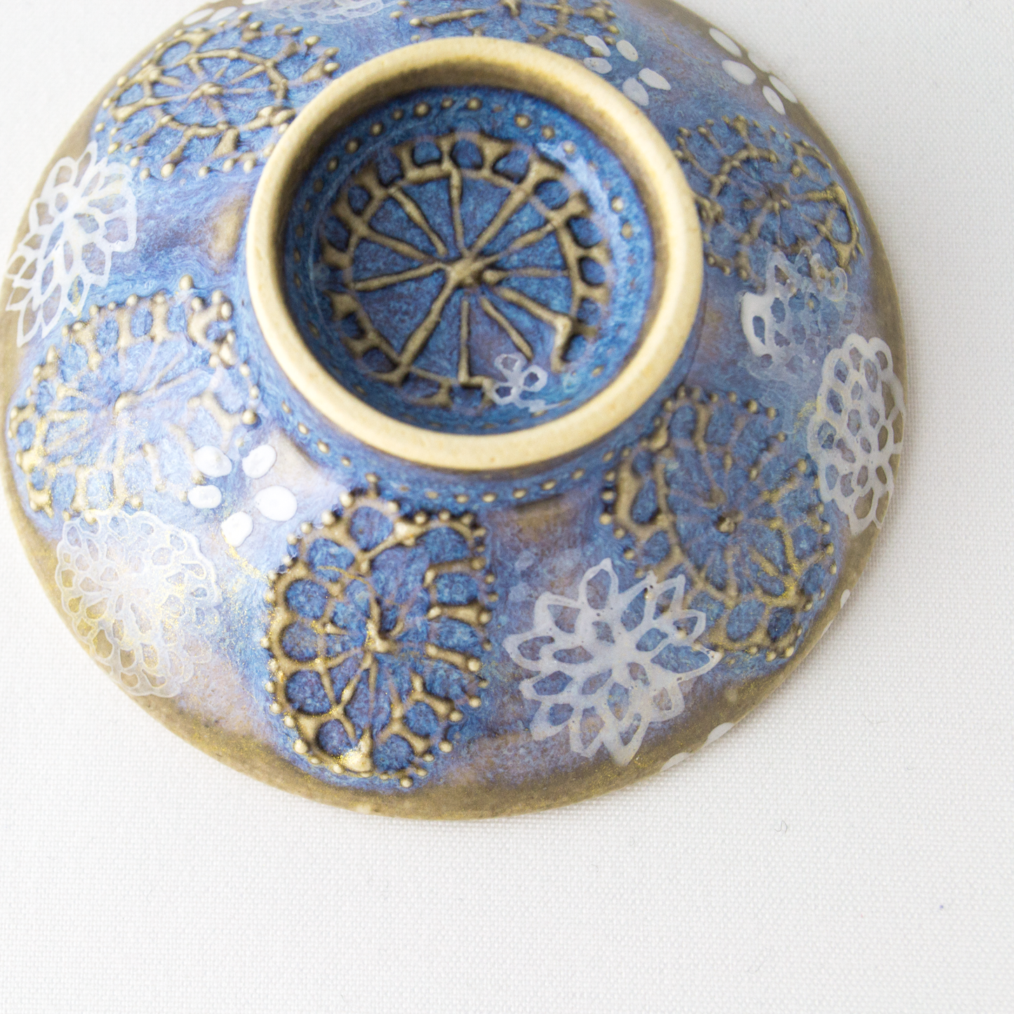酒盃 青の幻想 / sake cup