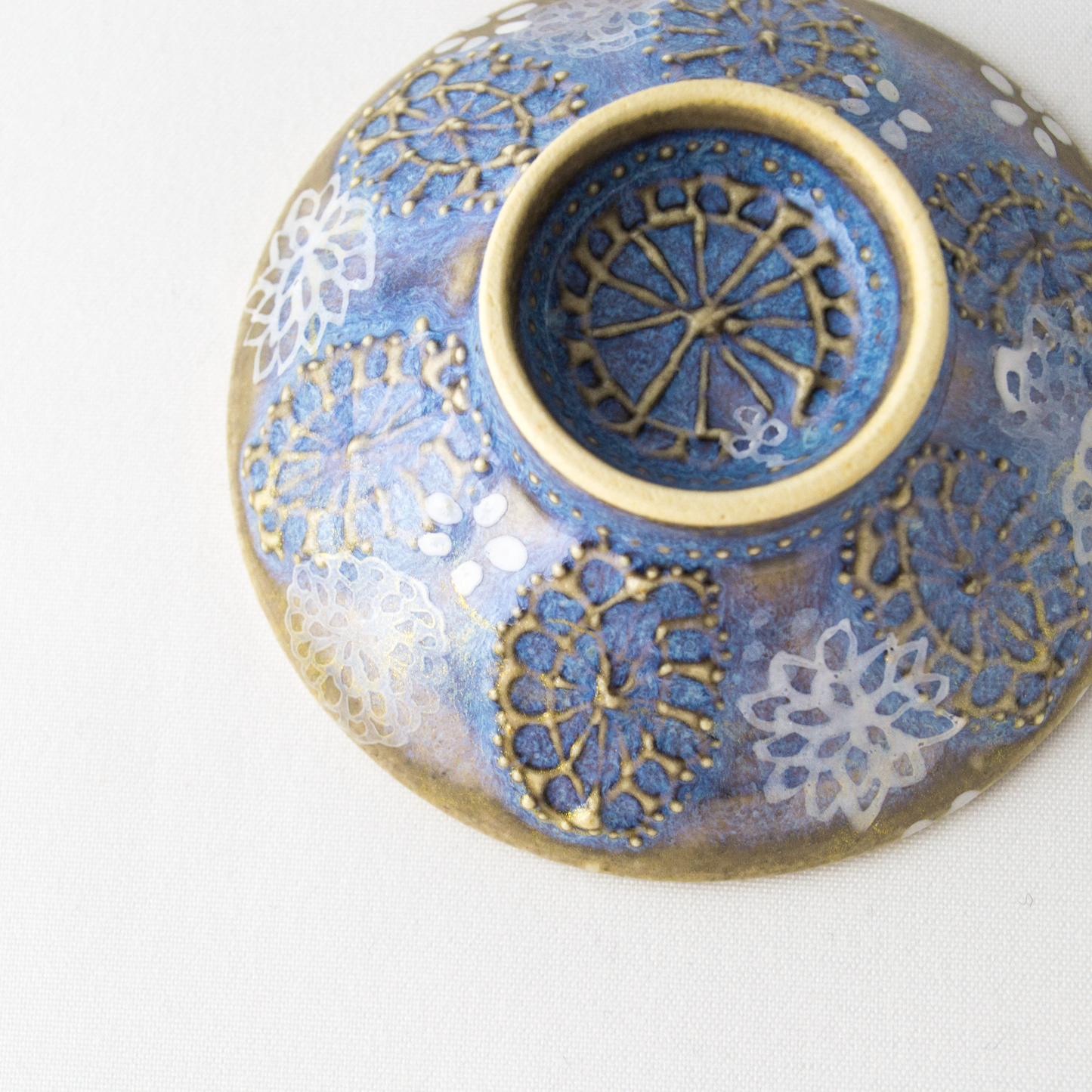 酒盃 青の幻想 / sake cup