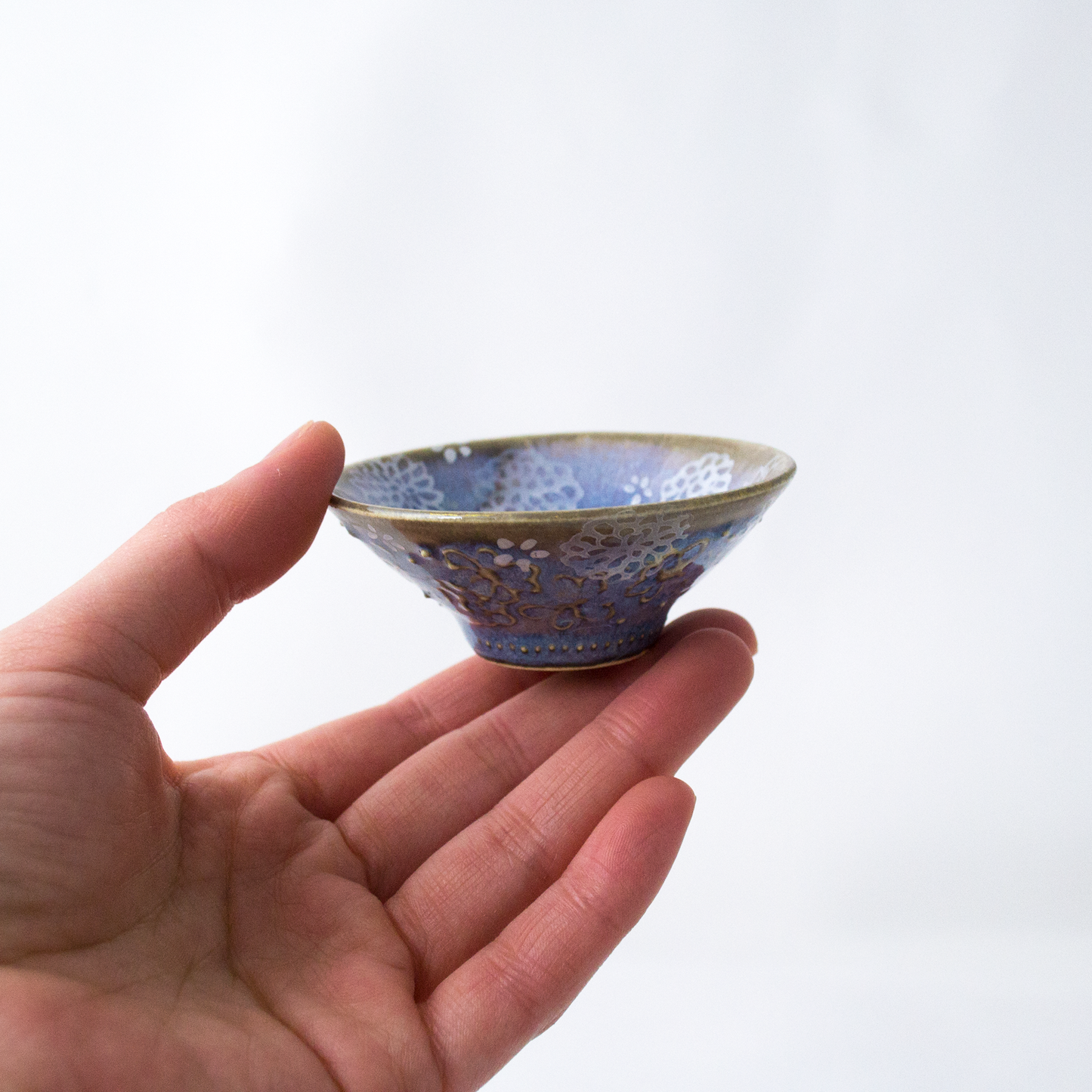 酒盃 青の幻想 / sake cup