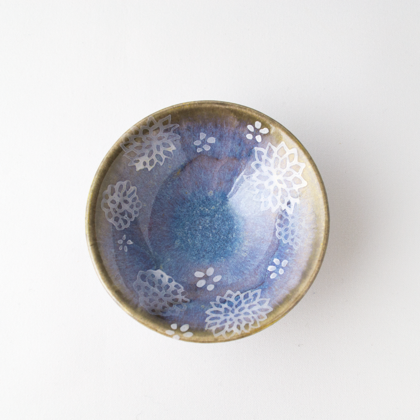 酒盃 青の幻想 / sake cup
