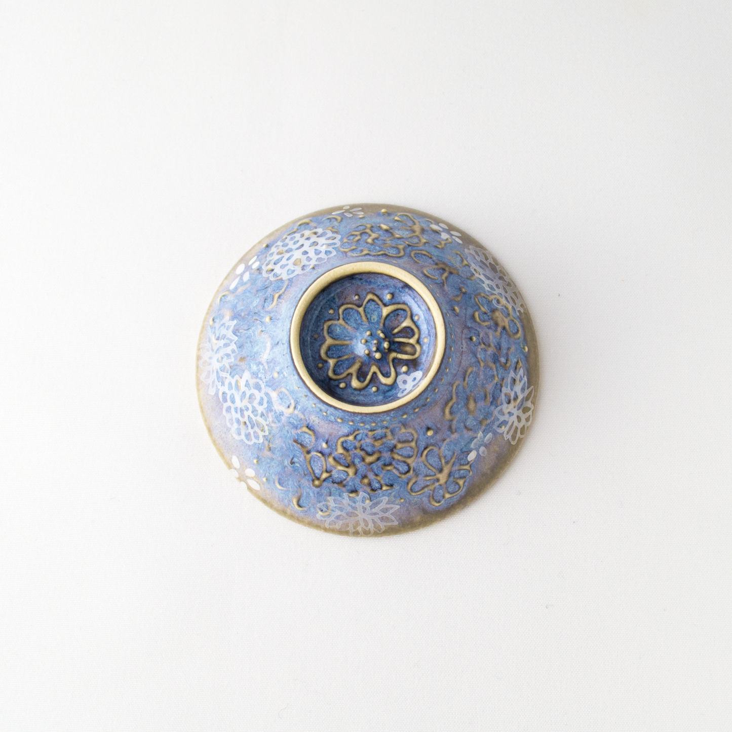酒盃 青の幻想 / sake cup