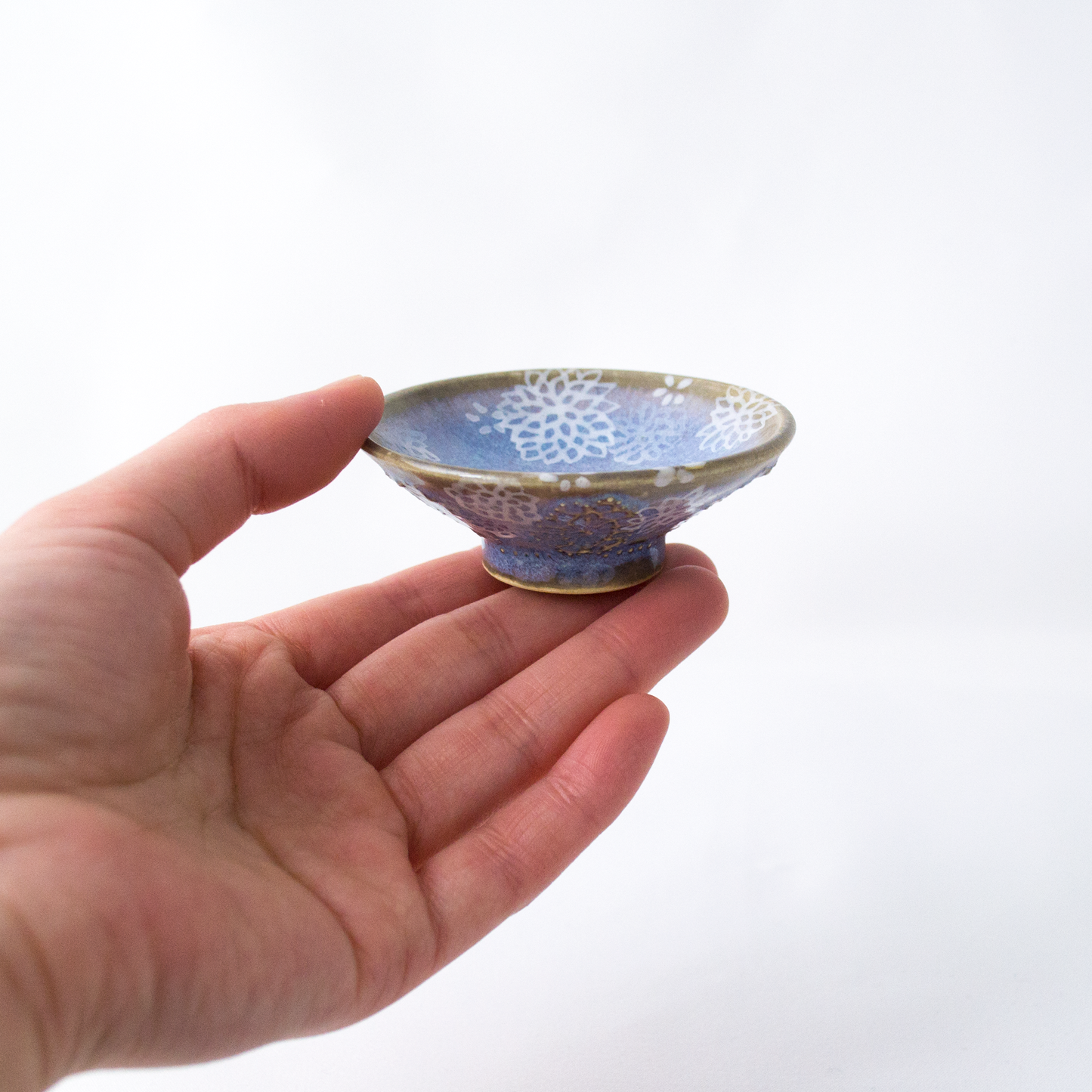 酒盃 青の幻想 / sake cup