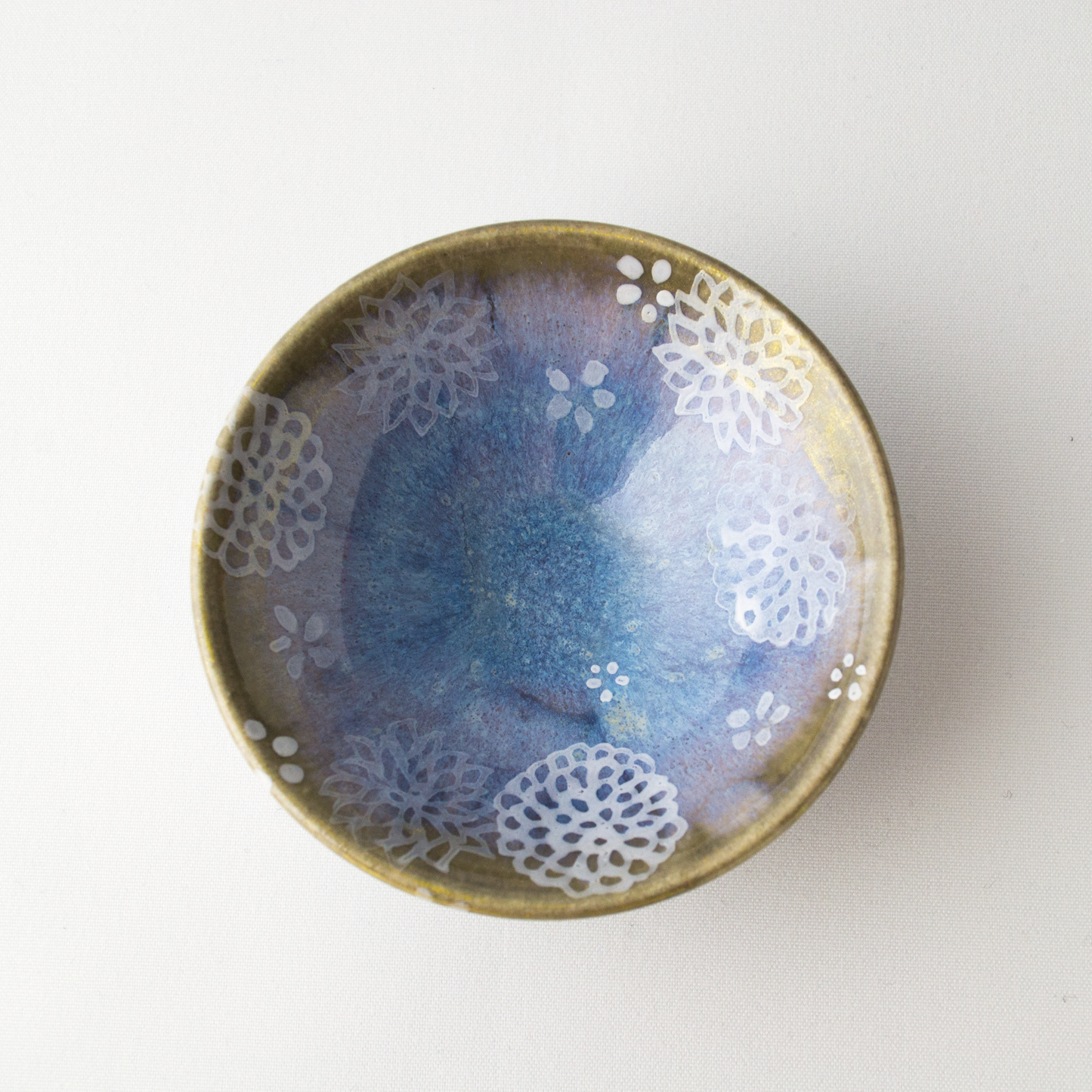 酒盃 青の幻想 / sake cup