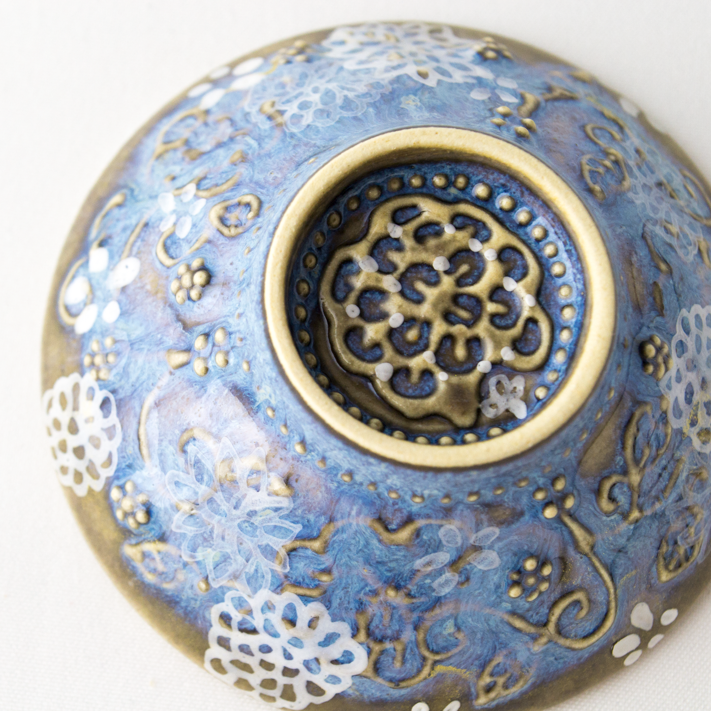 酒盃 青の幻想 / sake cup