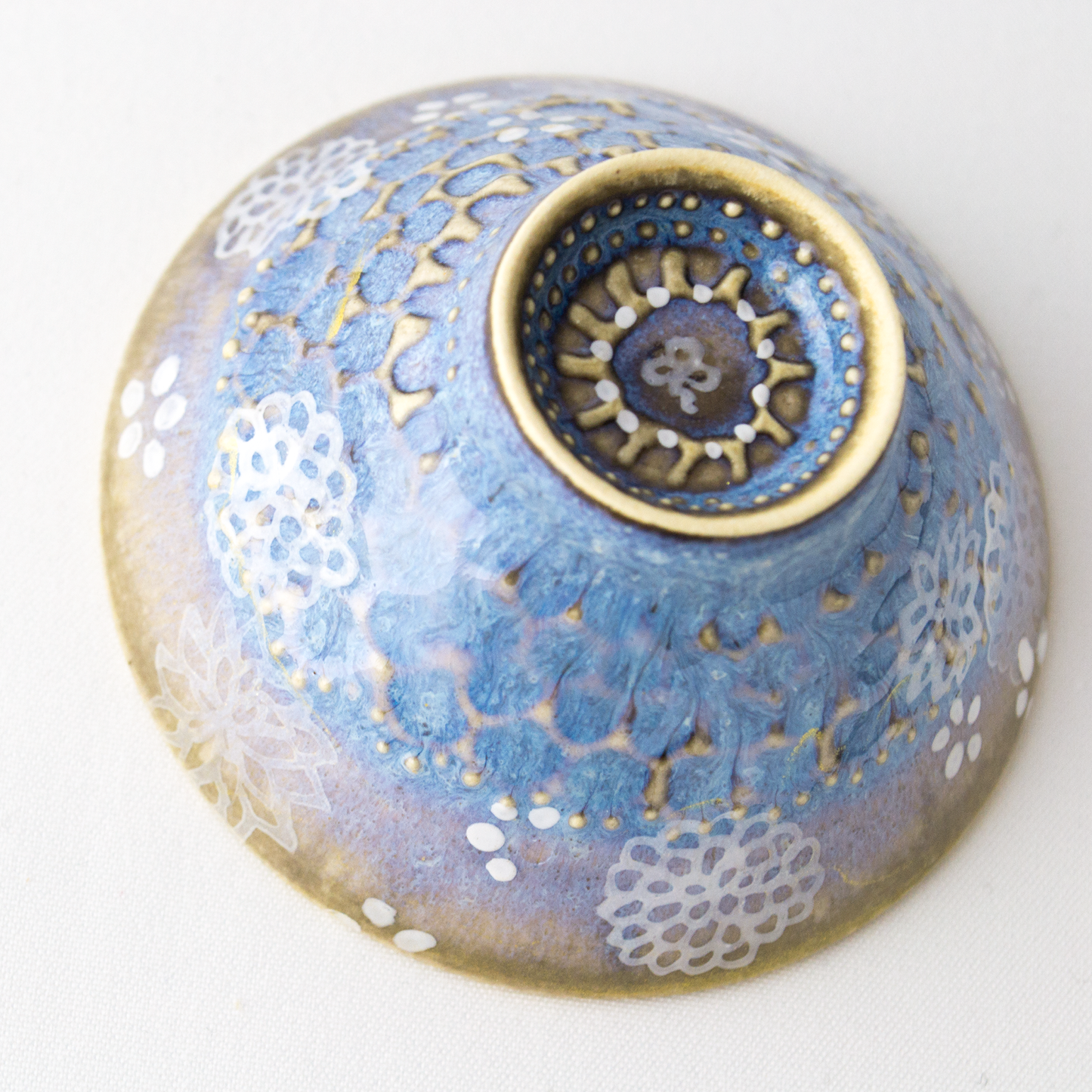 酒盃 青の幻想 / sake cup