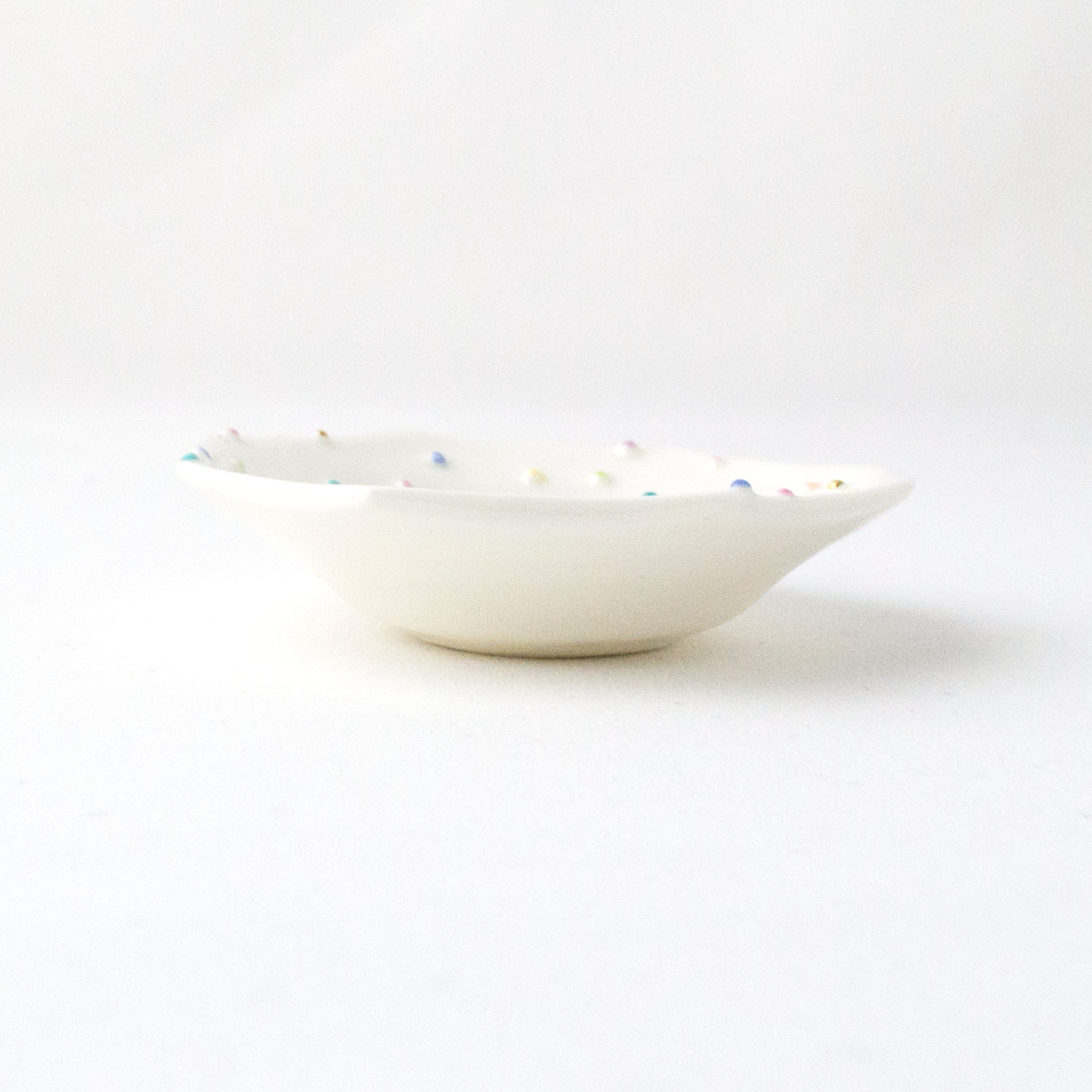 色絵金彩盛豆皿 / 虹のあめ