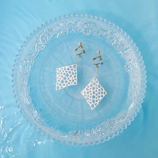 さざなみ / 波の花(イヤリング)①