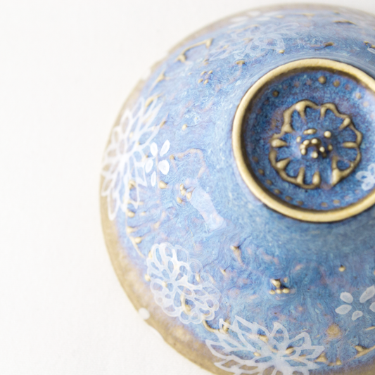 酒盃 青の幻想 / sake cup