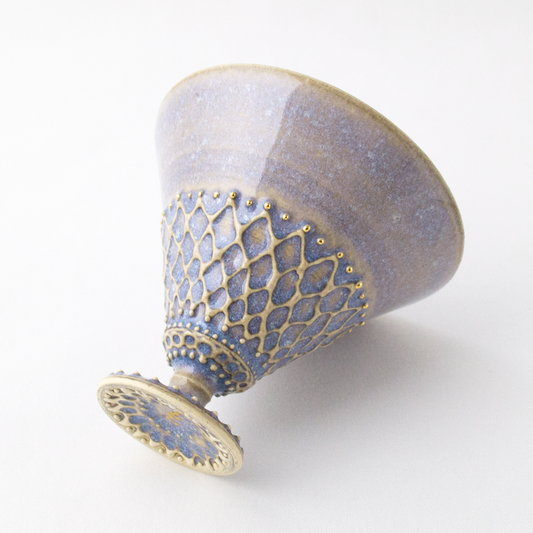 色釉金彩酒杯-夜明け前-