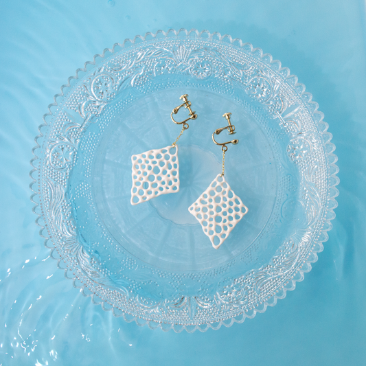 さざなみ / 波の花(イヤリング)①